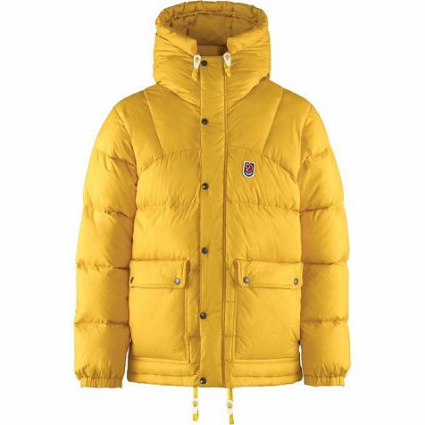 Fjällräven Men Expedition Down Jacket Yellow PH358746 Philippines